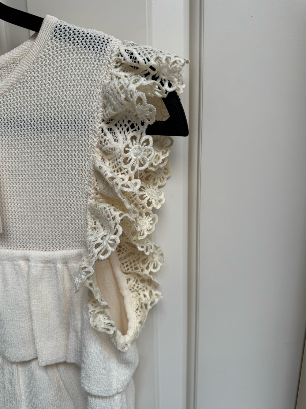 Dolan Ruffle Sweater Tank Lace - Picture 7 of 12